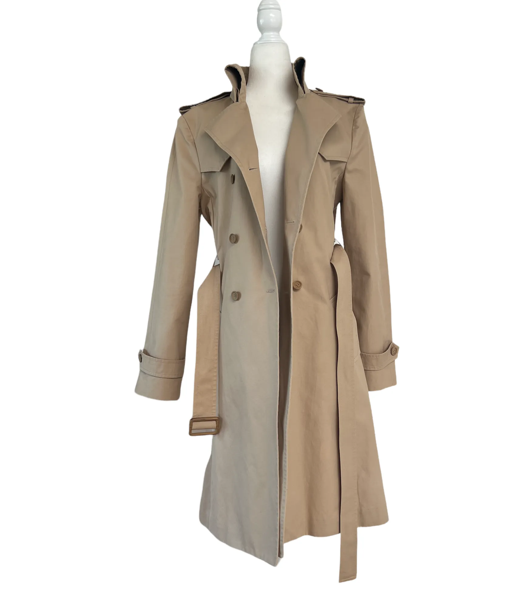 Tan Trench Coat - S