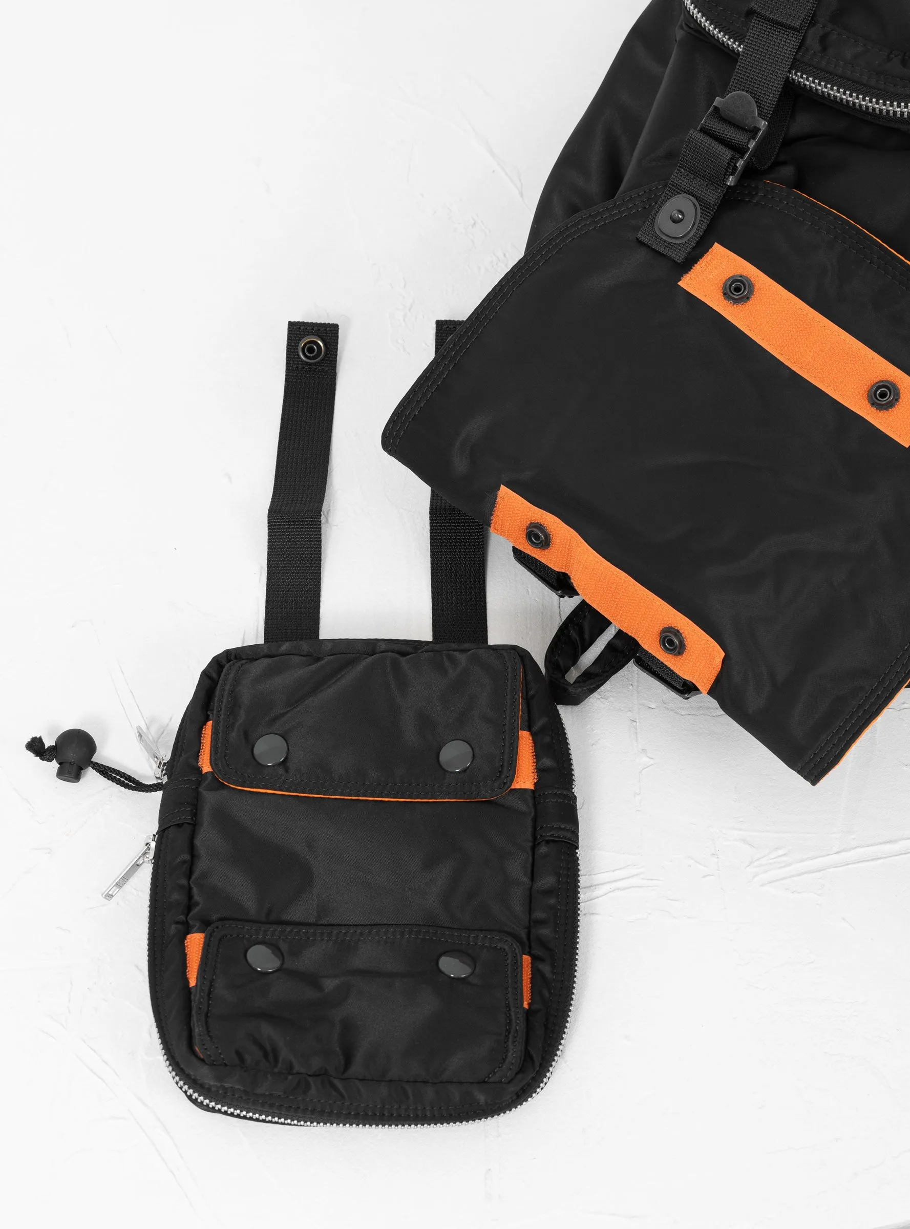 TANKER Patch Pocket Rucksack Black