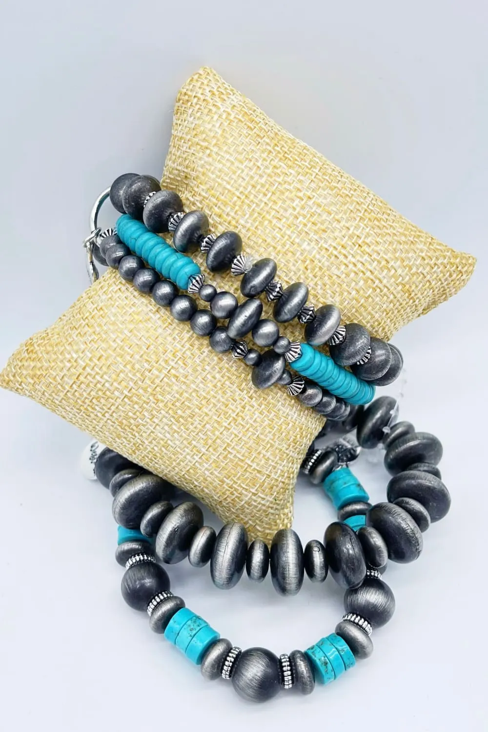 Tanley Faux Navajo Pearl Bracelet