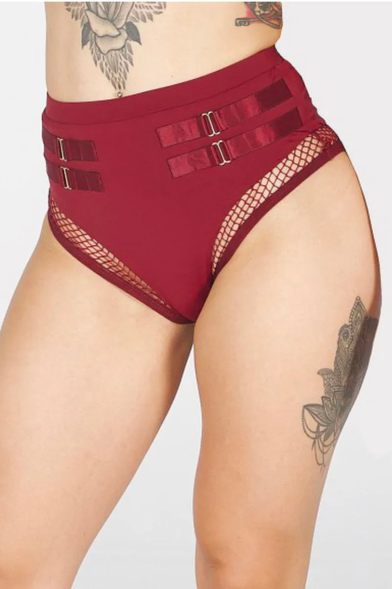 Tatiana Activewear Isla Shorts - Burgundy