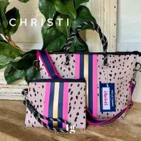 TAYLOR GRAY - The Christi Mini Neoprene Tote and Wristlet | shoptaylorgray