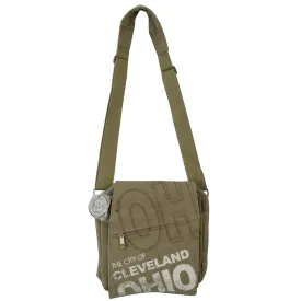 TBCL05 Robin Ruth Tote Bag - Messenger Cleveland Ohio Khaki