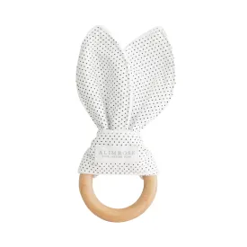 Teether Bunny Bailey - Navy Spot