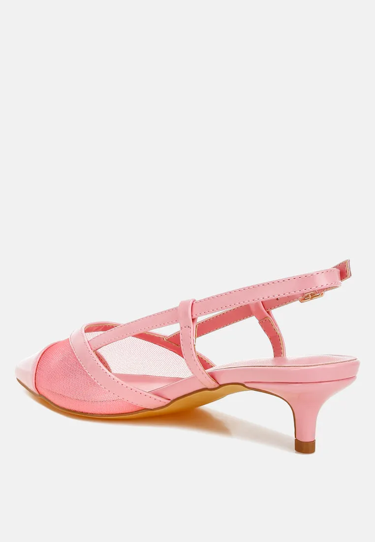 Temptress Mesh Slingback Sandals