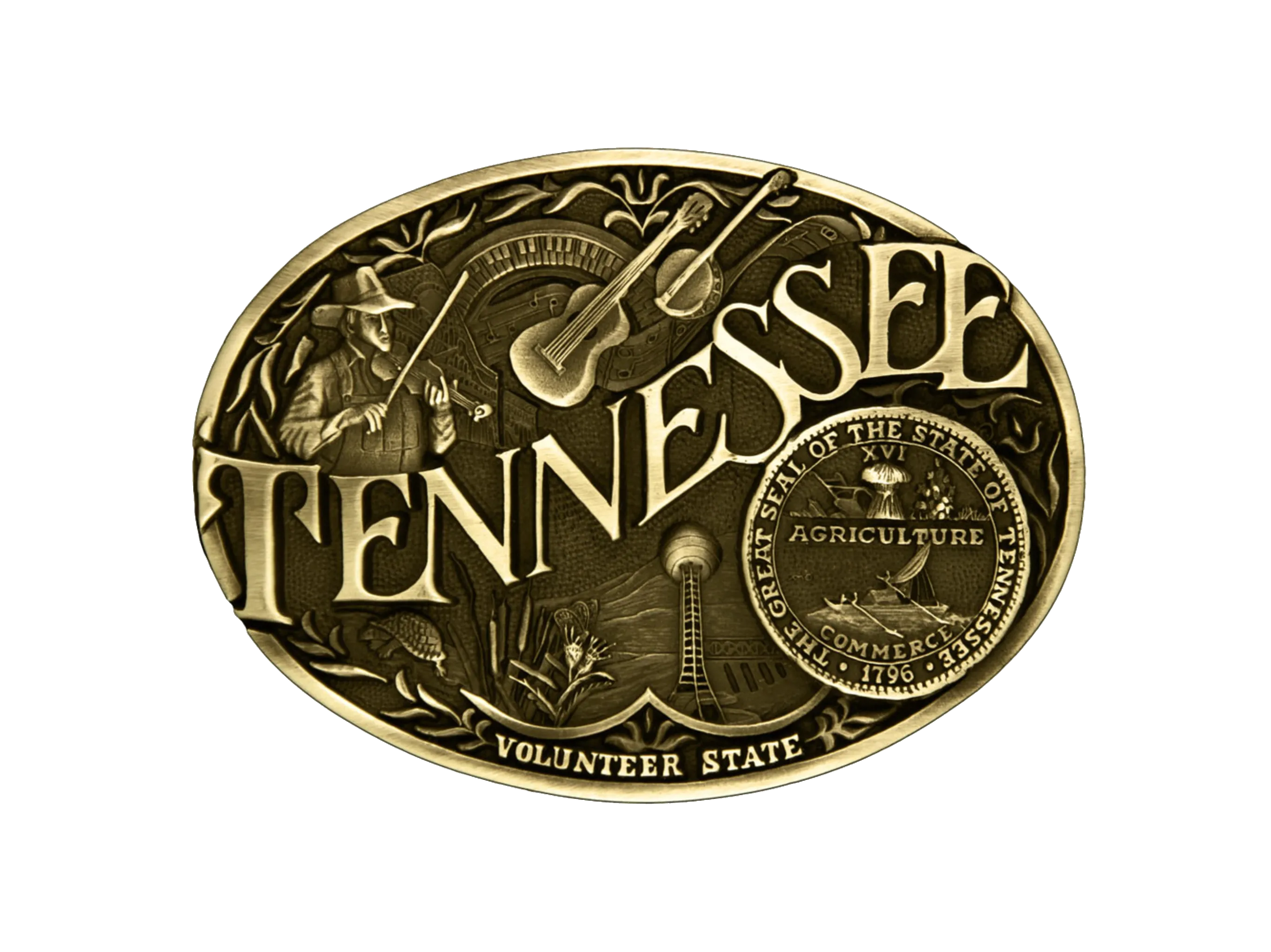 Tennessee State Buckle