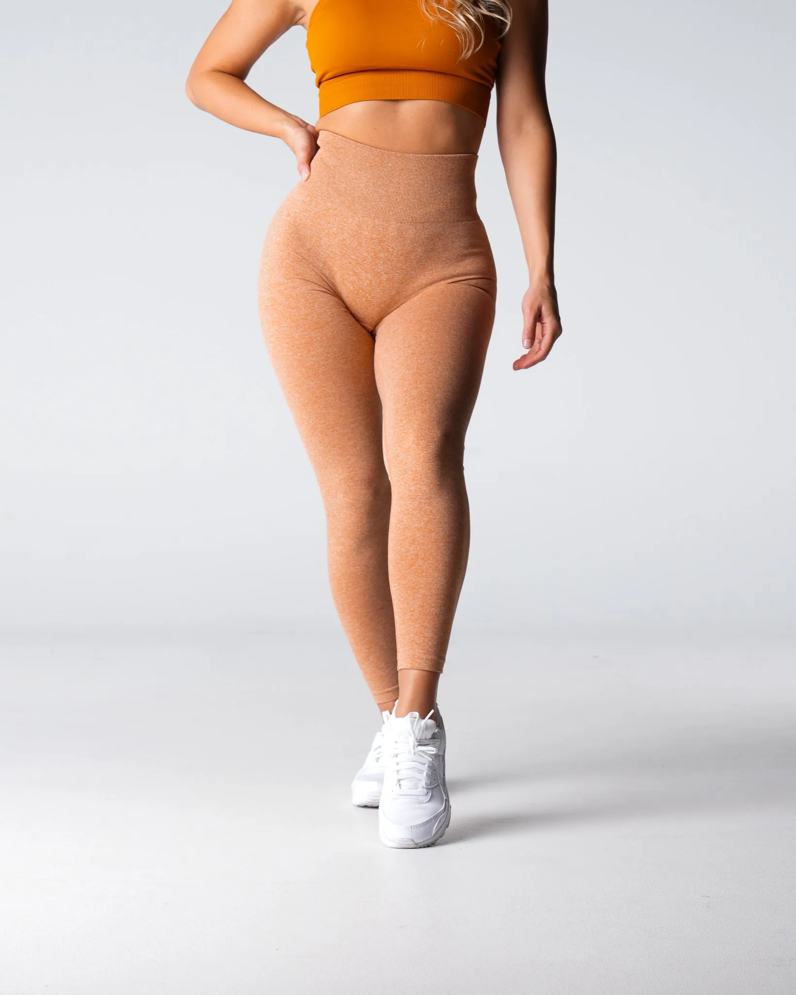 Terracotta Scrunch Seamless Leggings