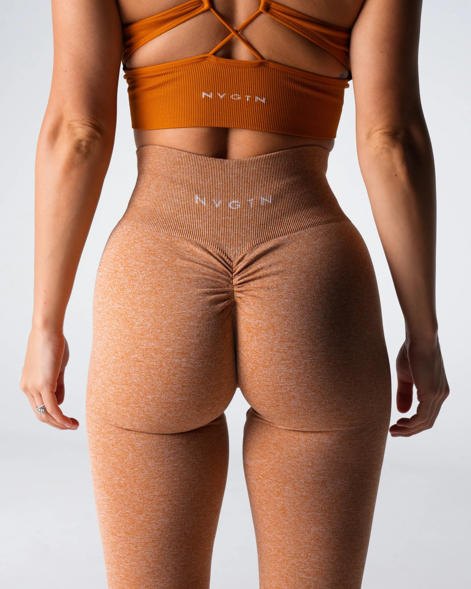 Terracotta Scrunch Seamless Leggings