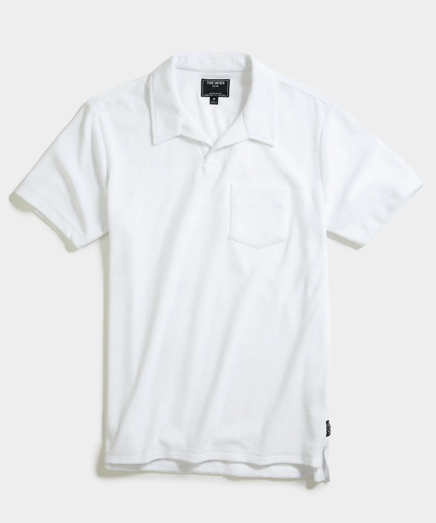 Terry Montauk Polo in White