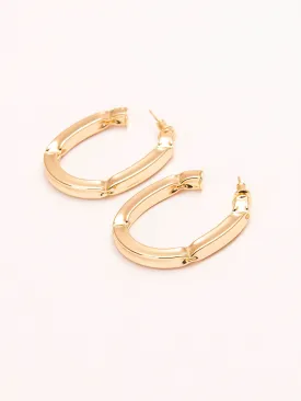 Texture Hoop Earrings