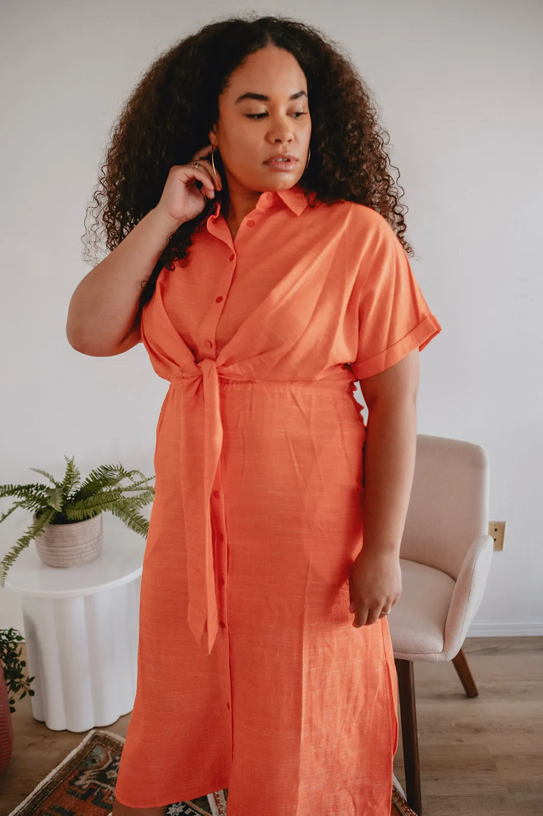 The Alienor Dress by FRNCH - Orange