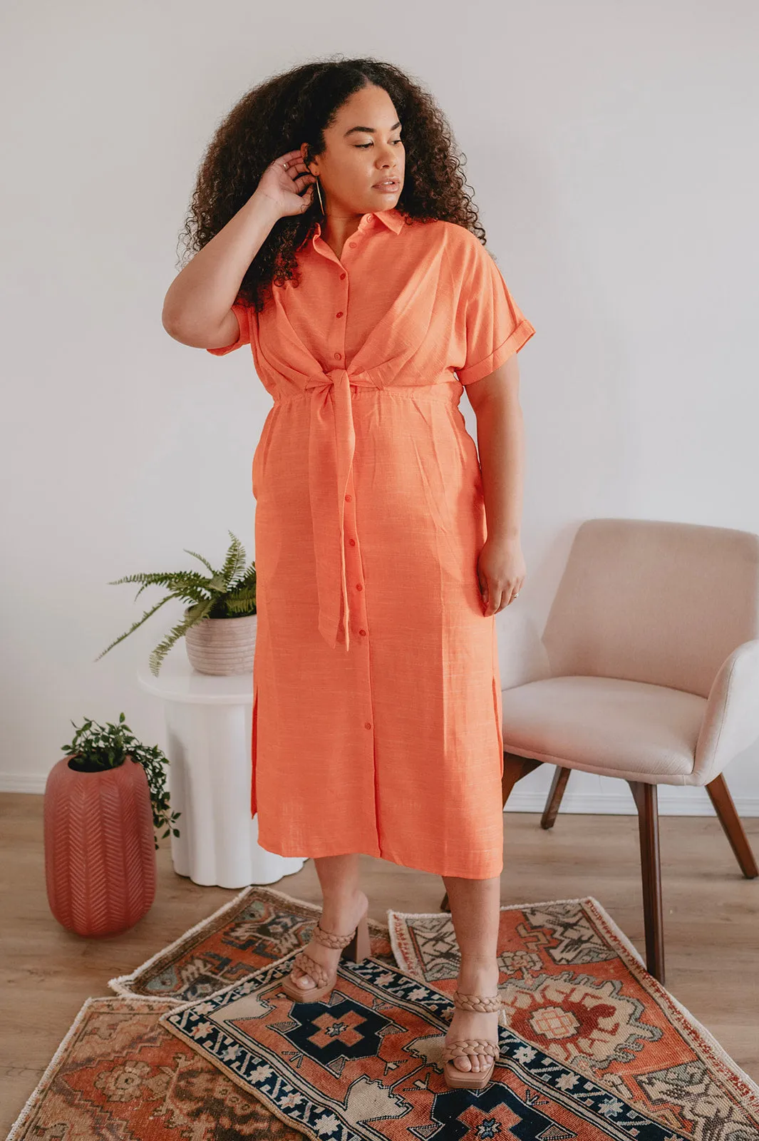 The Alienor Dress by FRNCH - Orange