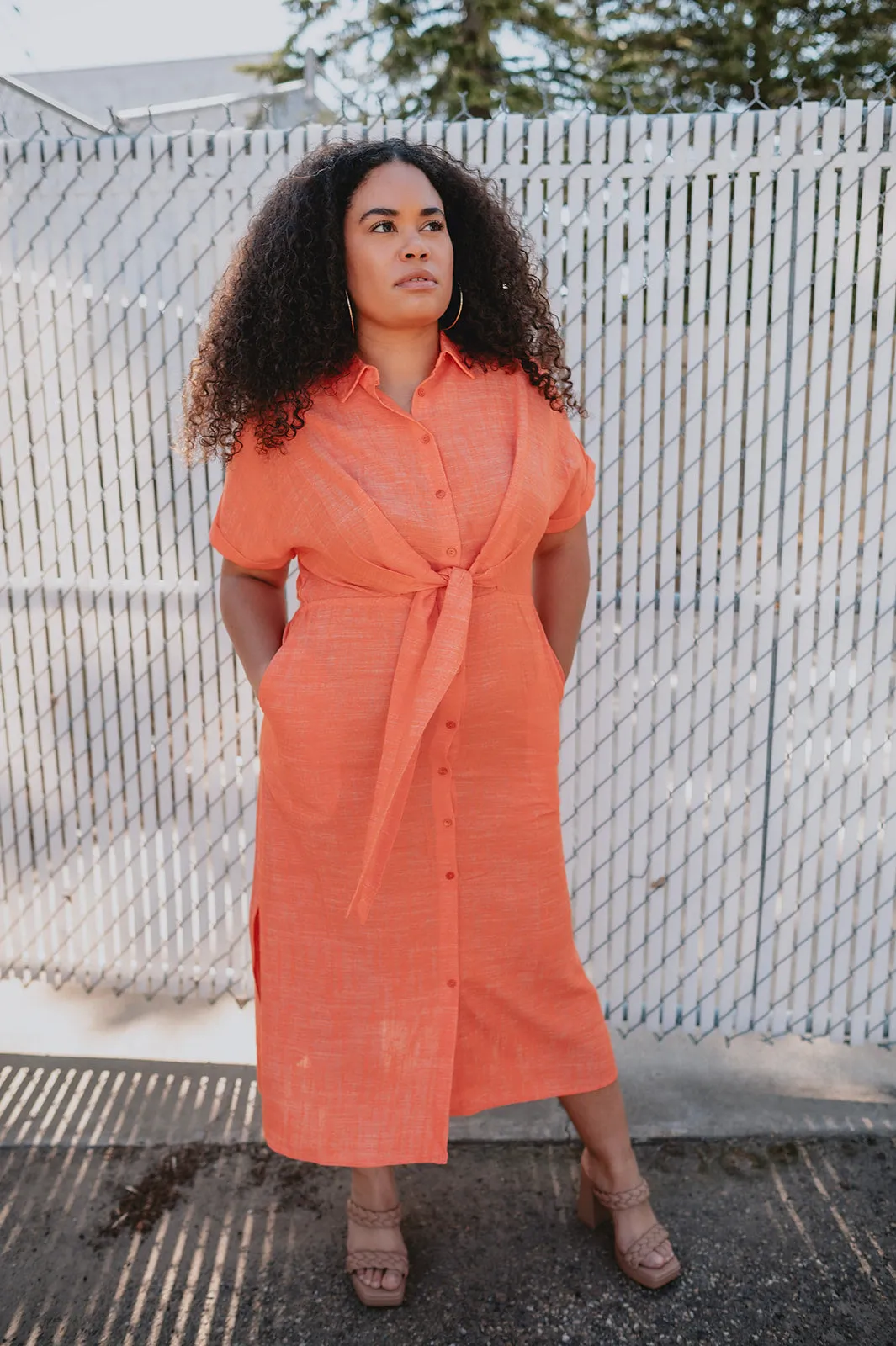 The Alienor Dress by FRNCH - Orange