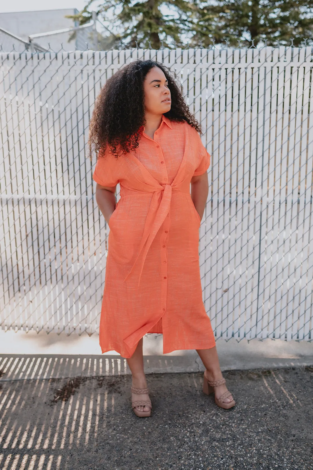 The Alienor Dress by FRNCH - Orange