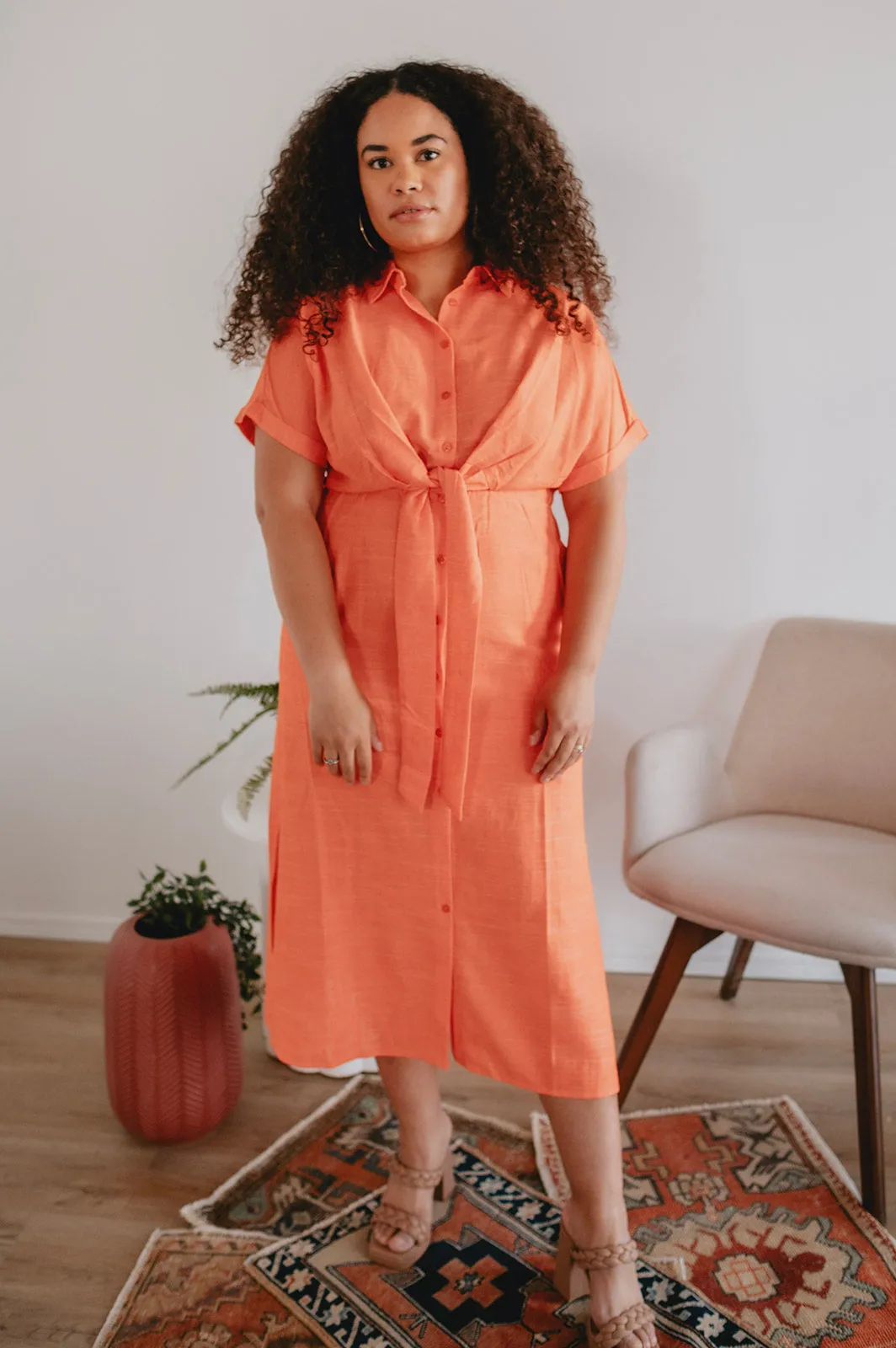 The Alienor Dress by FRNCH - Orange