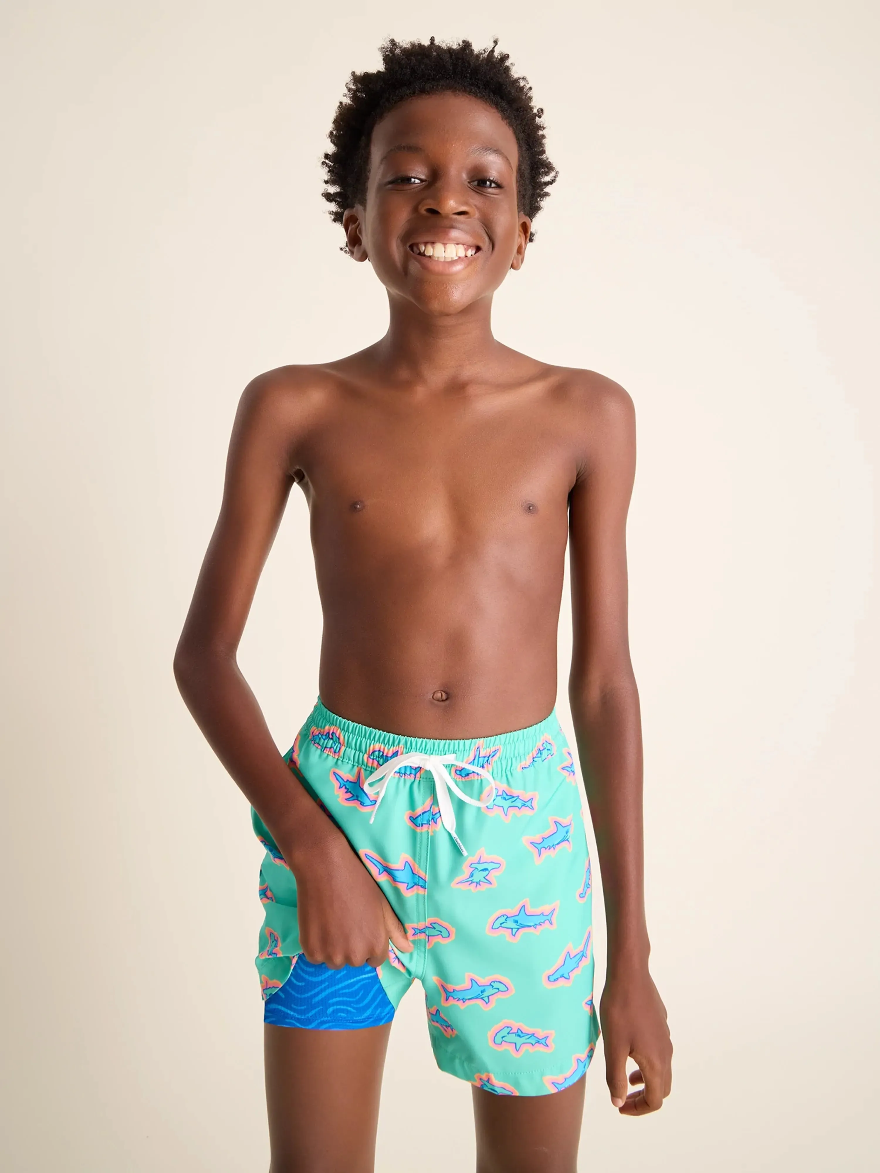 The Apex Swimmers (Boys Lined Classic Swim Trunk- Shorter)