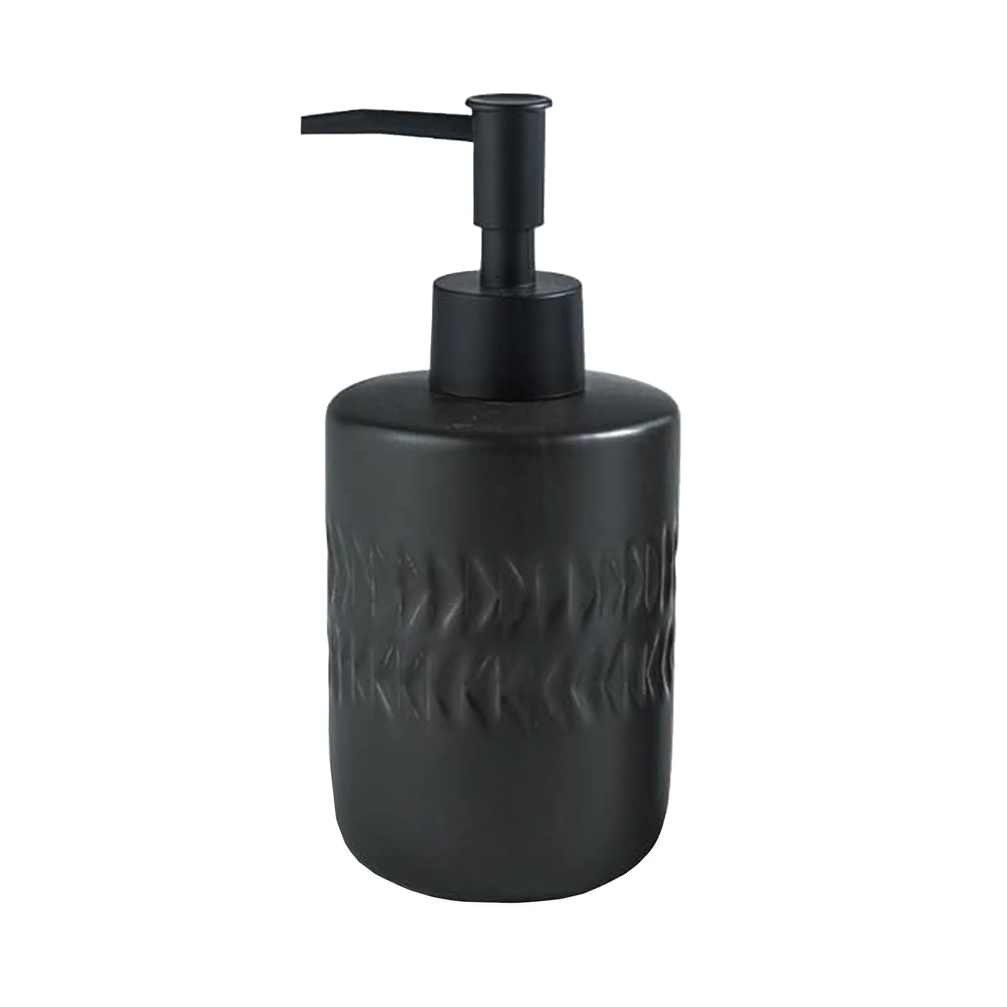 The Better Home 250ML Black Ceramic Soap Dispenser for Bathroom | Bathroom Accessories | Handwash Dispenser | Liquid Soap Dispenser for Kitchen | Handwash Bottle | Hand Wash Dispensers Pump