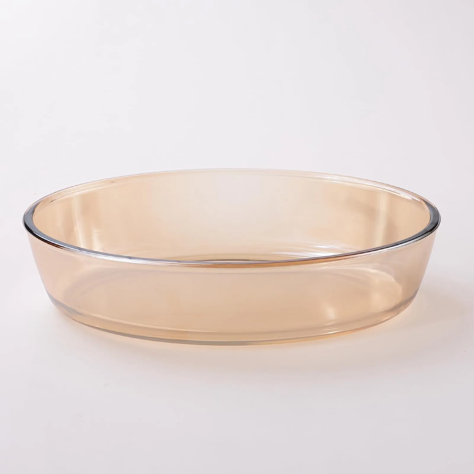 The Better Home Zeno (1.6L) Borosilicate Glass Baking Tray For Microwave Oven | Baking Dish | Baking Pan | Bake & Serve Dish | Bakeware | Glass Bowl For Microwave | Dishwasher Safe (Oval)