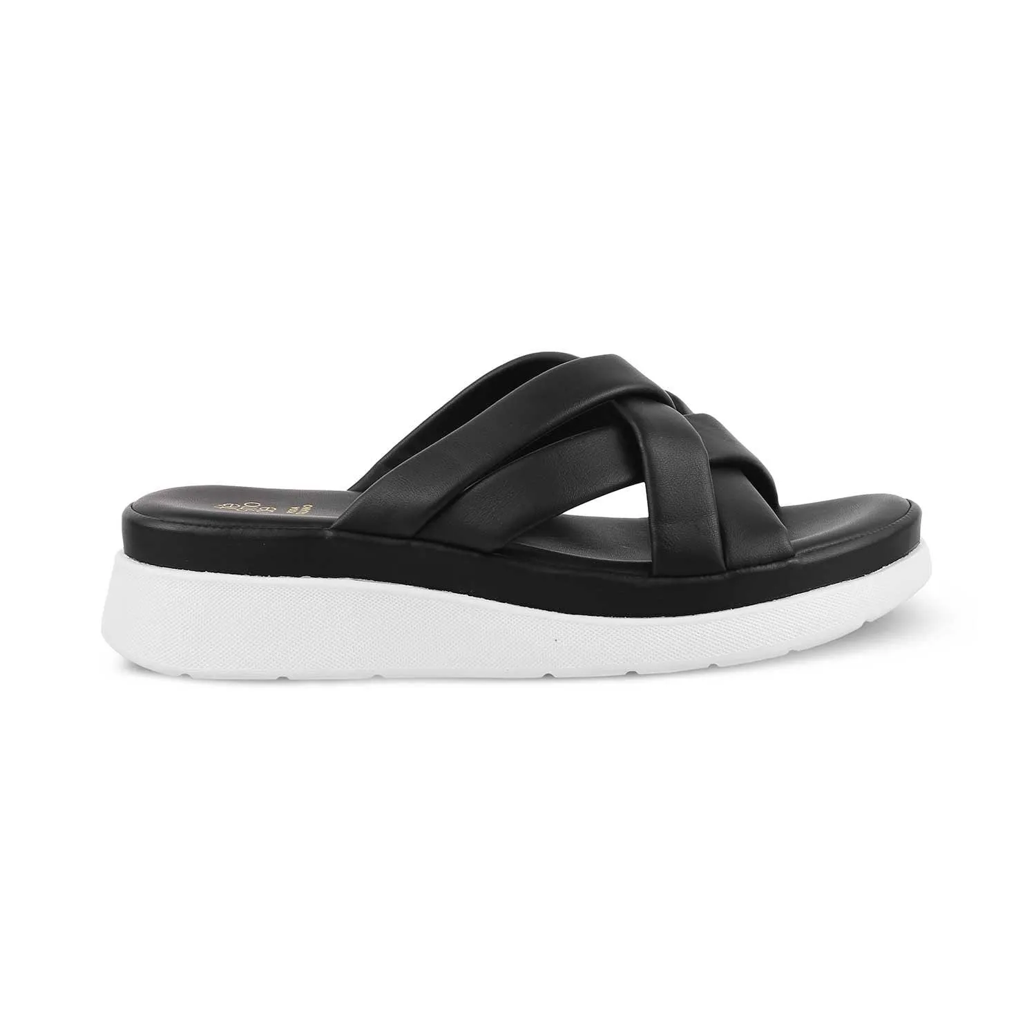 The Breeze Black Women's Casual Wedges Tresmode