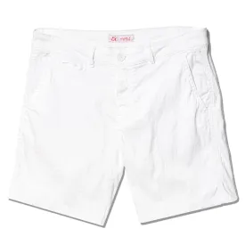 The Bruno Jacquard Shorts - White