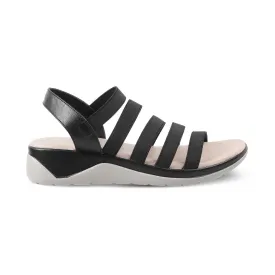 The Cab Black Women's Casual Wedge Sandals Tresmode