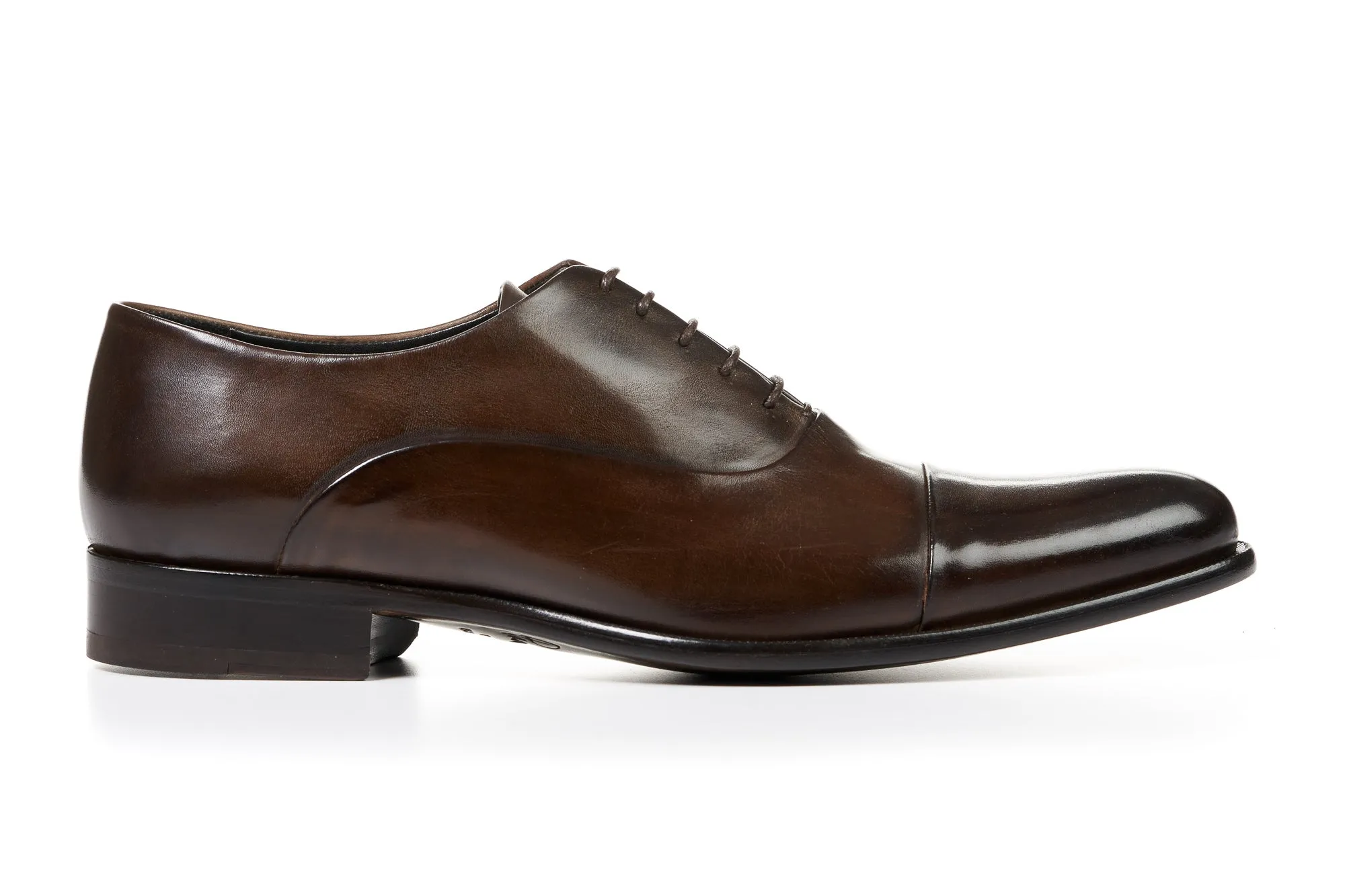 The Cagney Cap-Toe Oxford - Chocolate