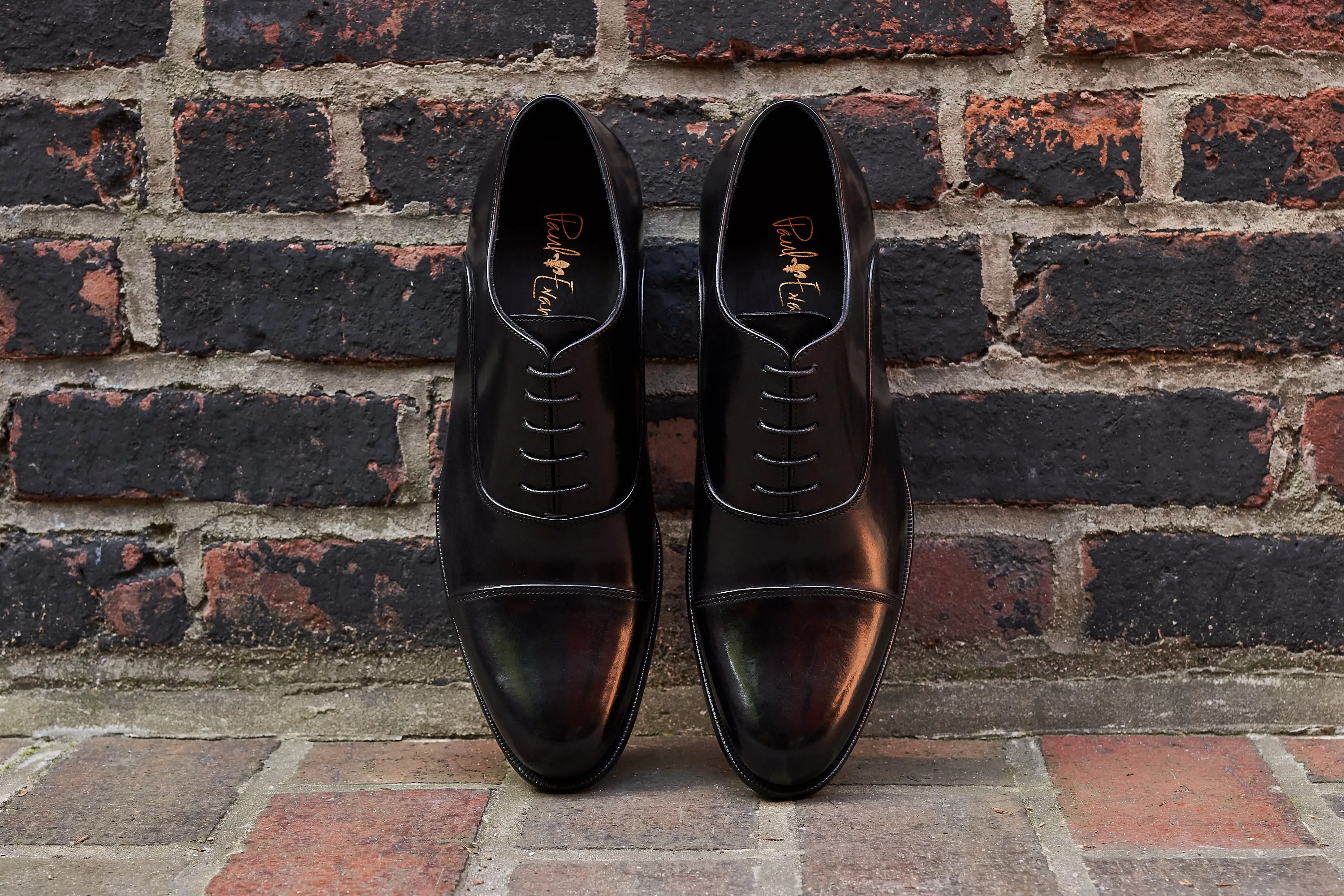 The Cagney II Stitched Cap-Toe Oxford - Nero