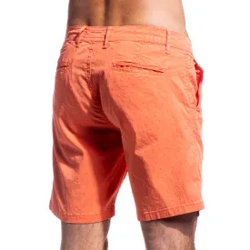 The Carlo Jacquard Shorts - Orange