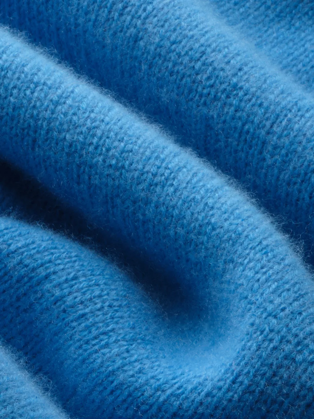 The Cashmere Crewneck Sweater -- Pop Blue