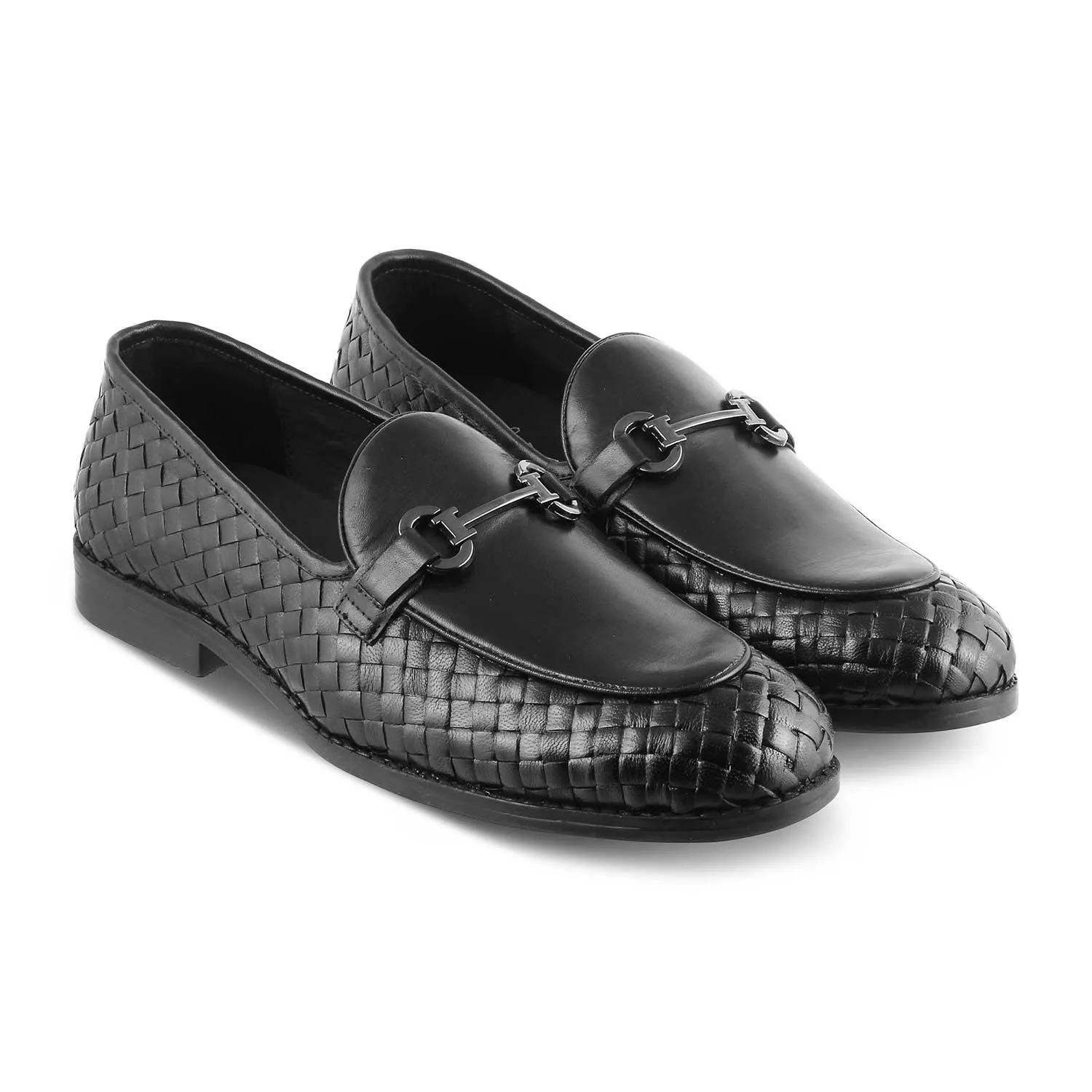 The Comme Black Men's Leather Loafers Tresmode