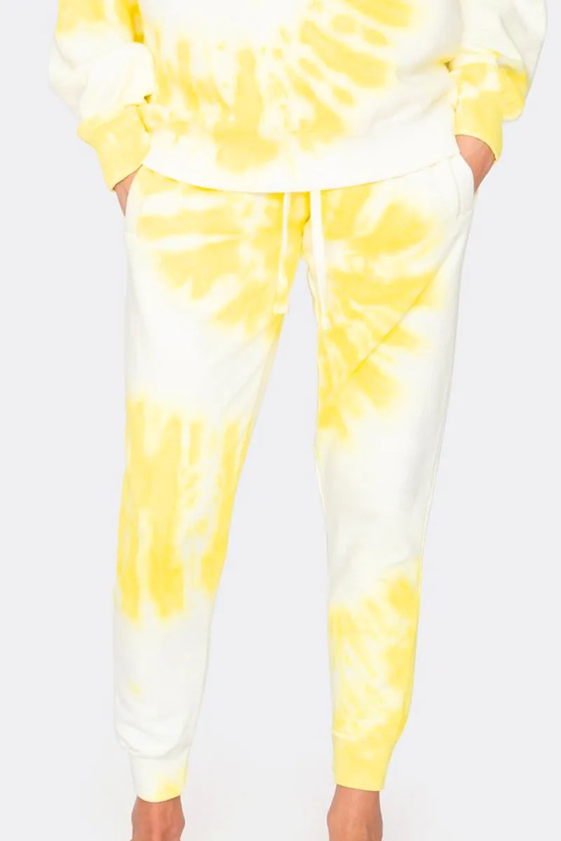 The Empress Electronic Lemonade Sweatpant in Yellow