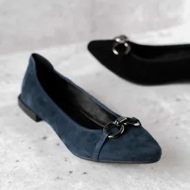 THE FLEXX - Raven - Navy & Black Suede