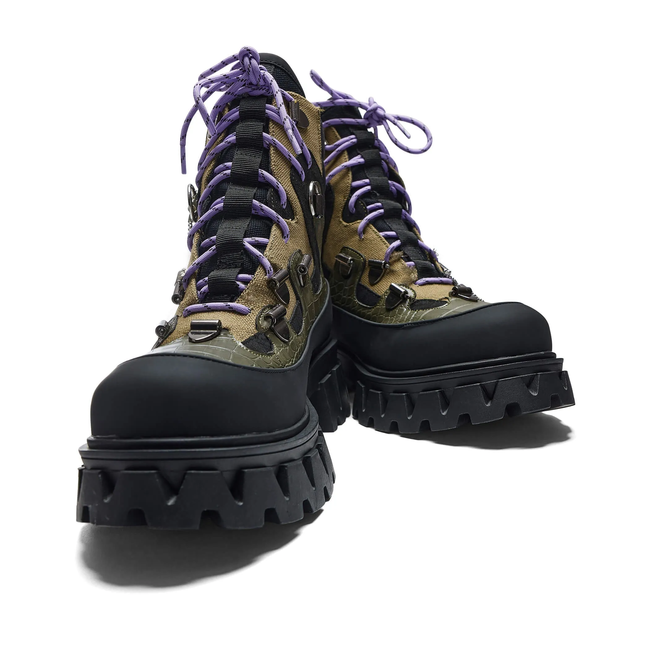 The Koi Reaper Men's Hiking Boots - Tanned Croc