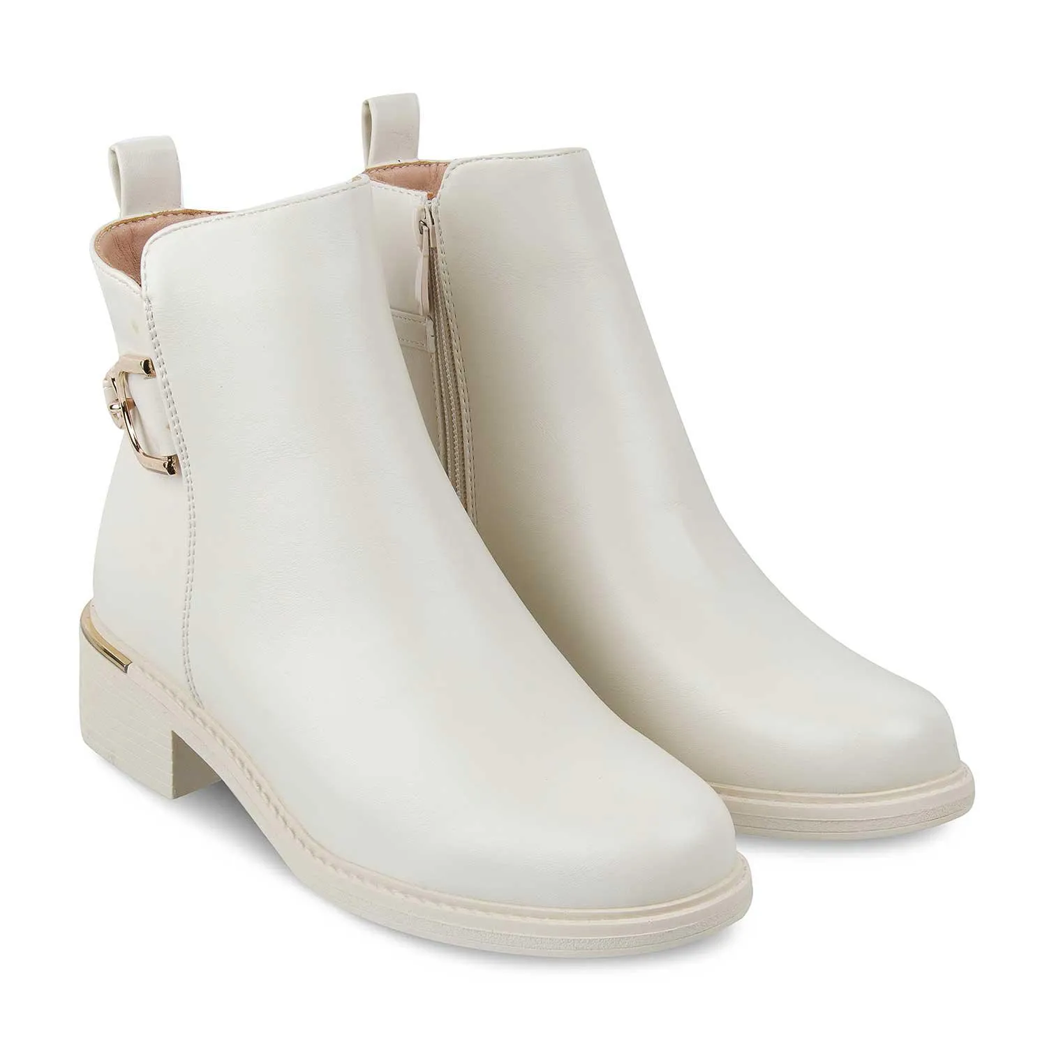 The Lilly Beige Women's Ankle-length Boots Tresmode