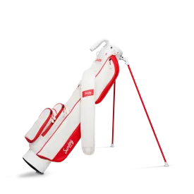 The Loma | Red & Off-White Par 3 Bag