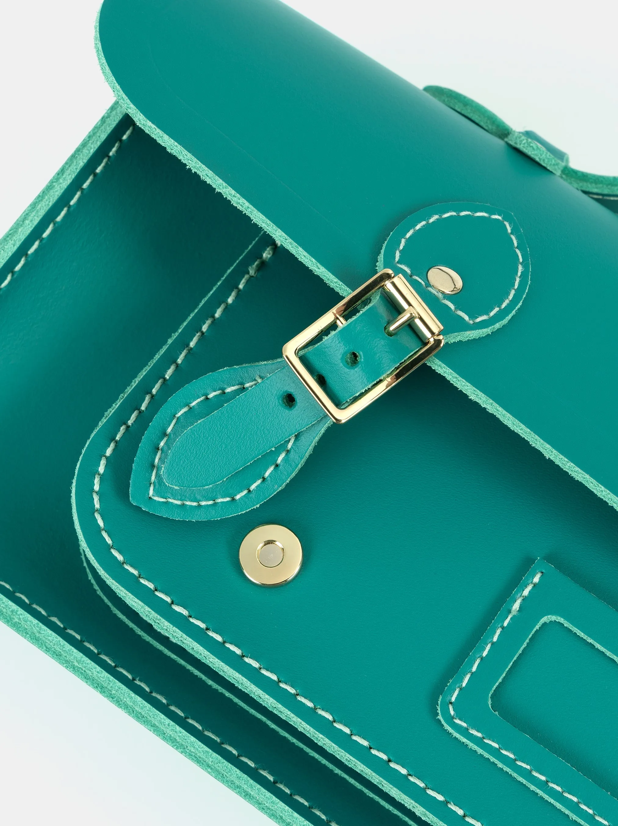 The Long Satchel - Aqua