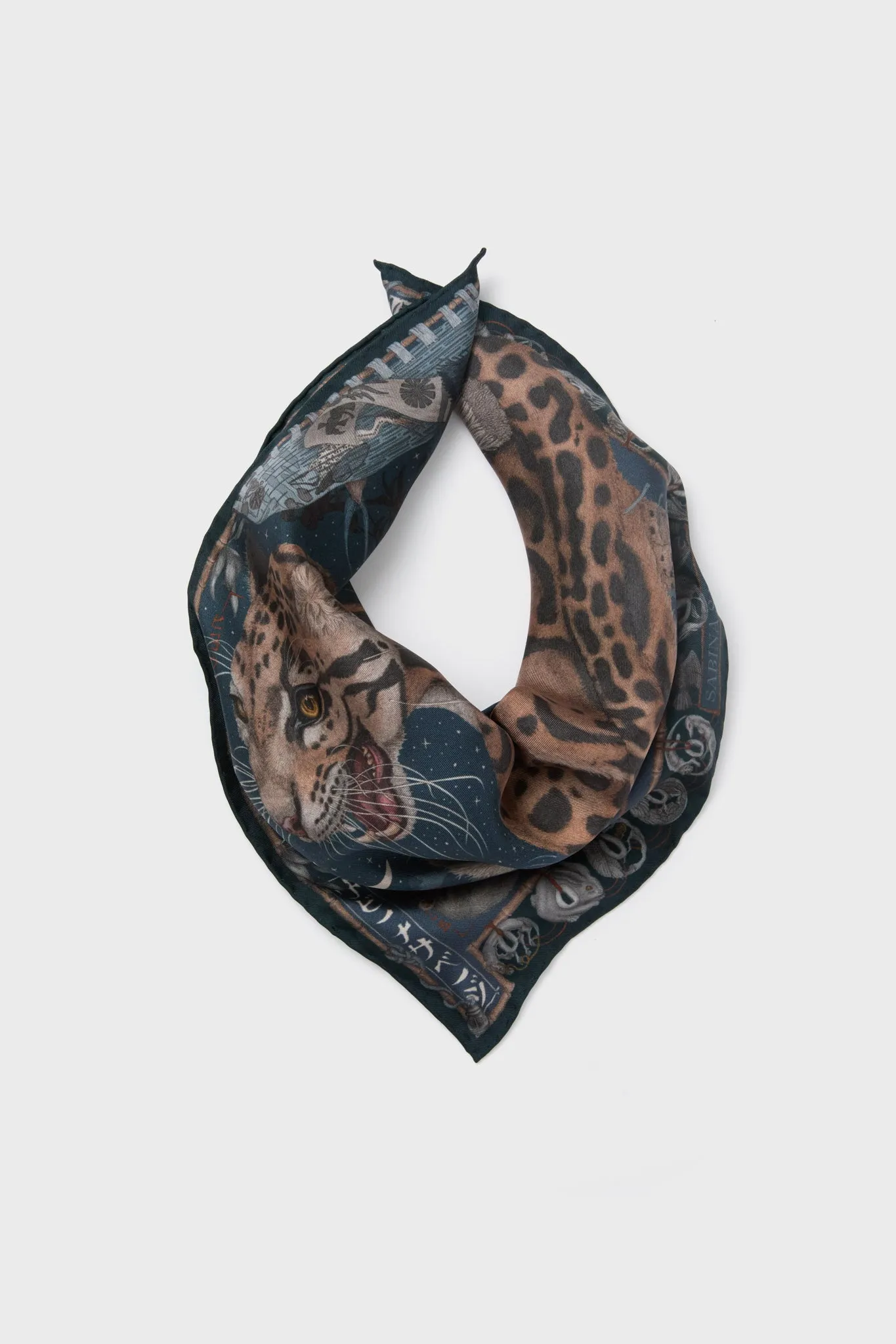 The Lunar Leopard Winter Small Square Scarf