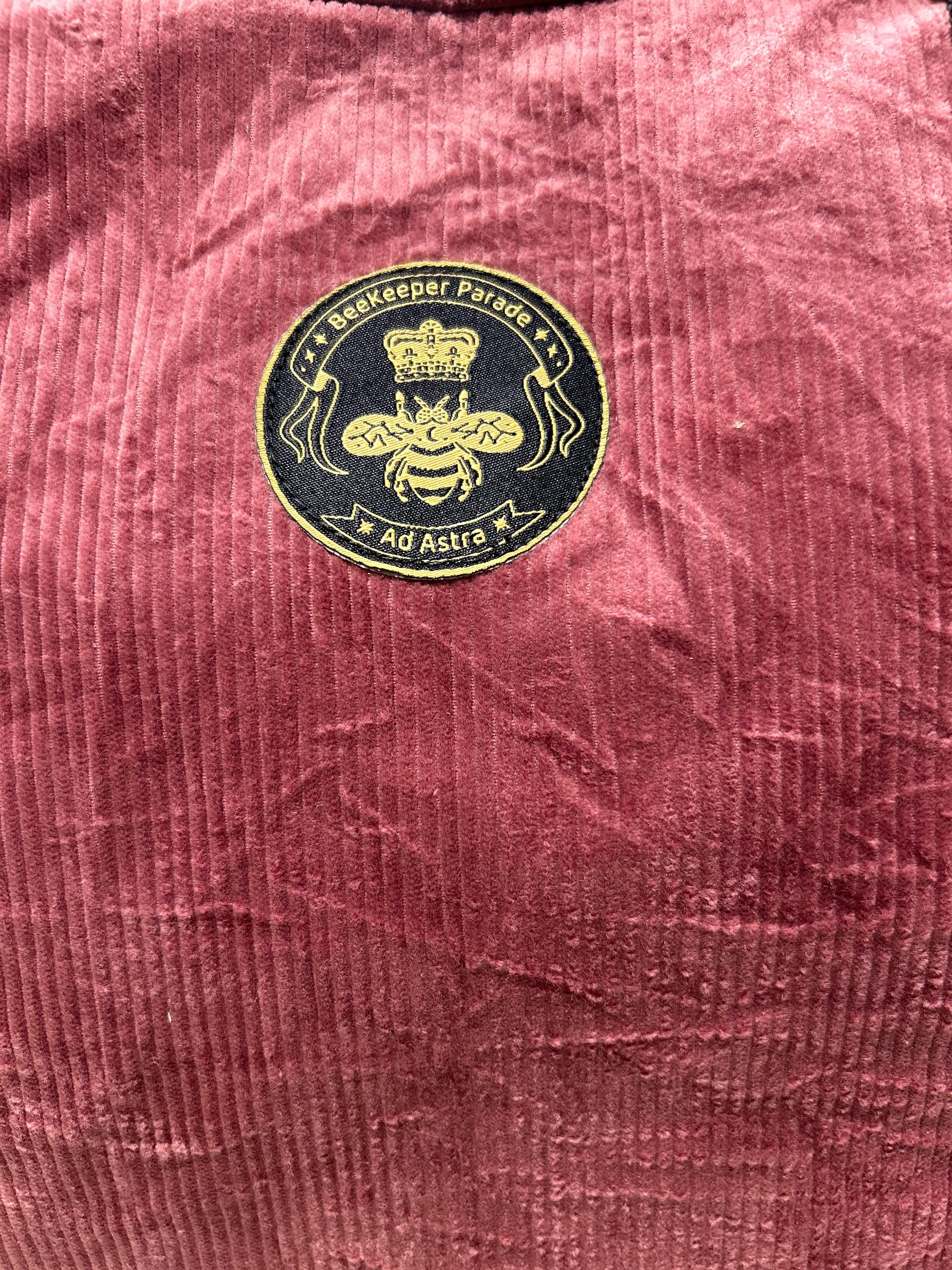 The Panda Merlot Corduroy 🍷 Large BeeKeeper Weekender (Masterpiece)