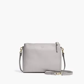 The Pearl - Saffiano Leather - Light Grey / Gold / Grey