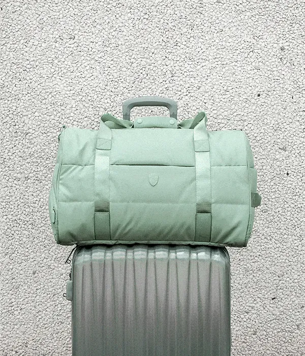 The Puffer Duffel Bag - Sage Green