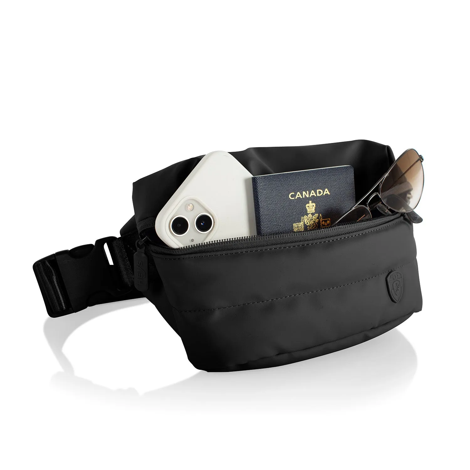 The Puffer Mini Waist Bag - Black