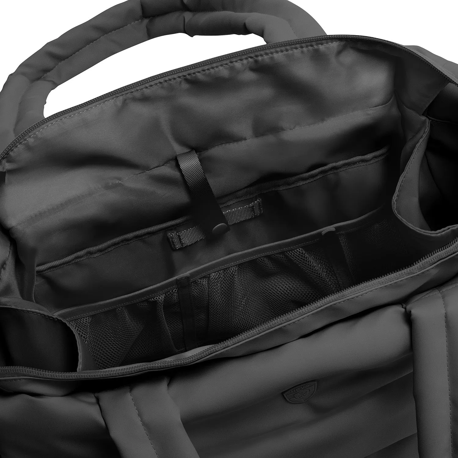 The Puffer Travel Tote - Black