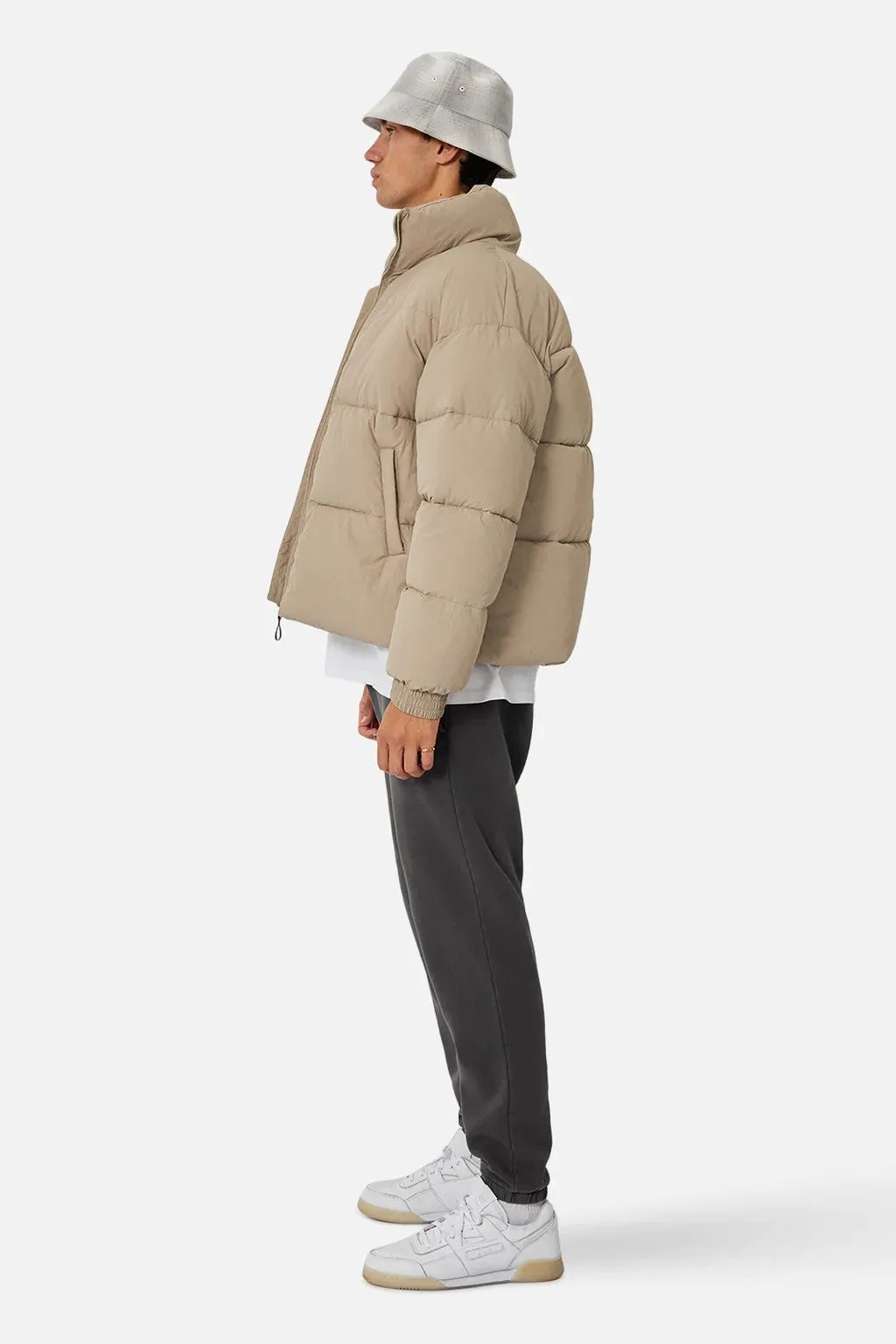 The Regent Puffer Jacket - Latte