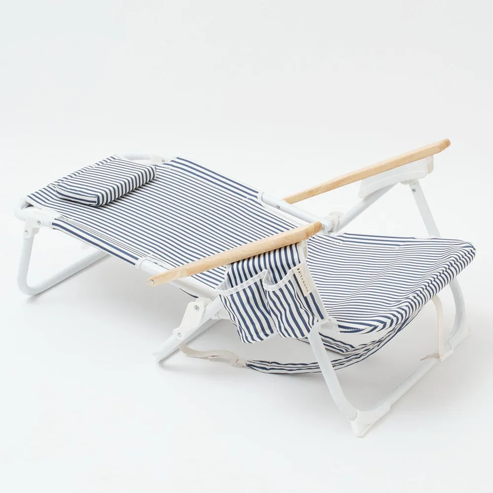 The Resort Luxe Beach Chair Coastal - Blue (COD Not Available)