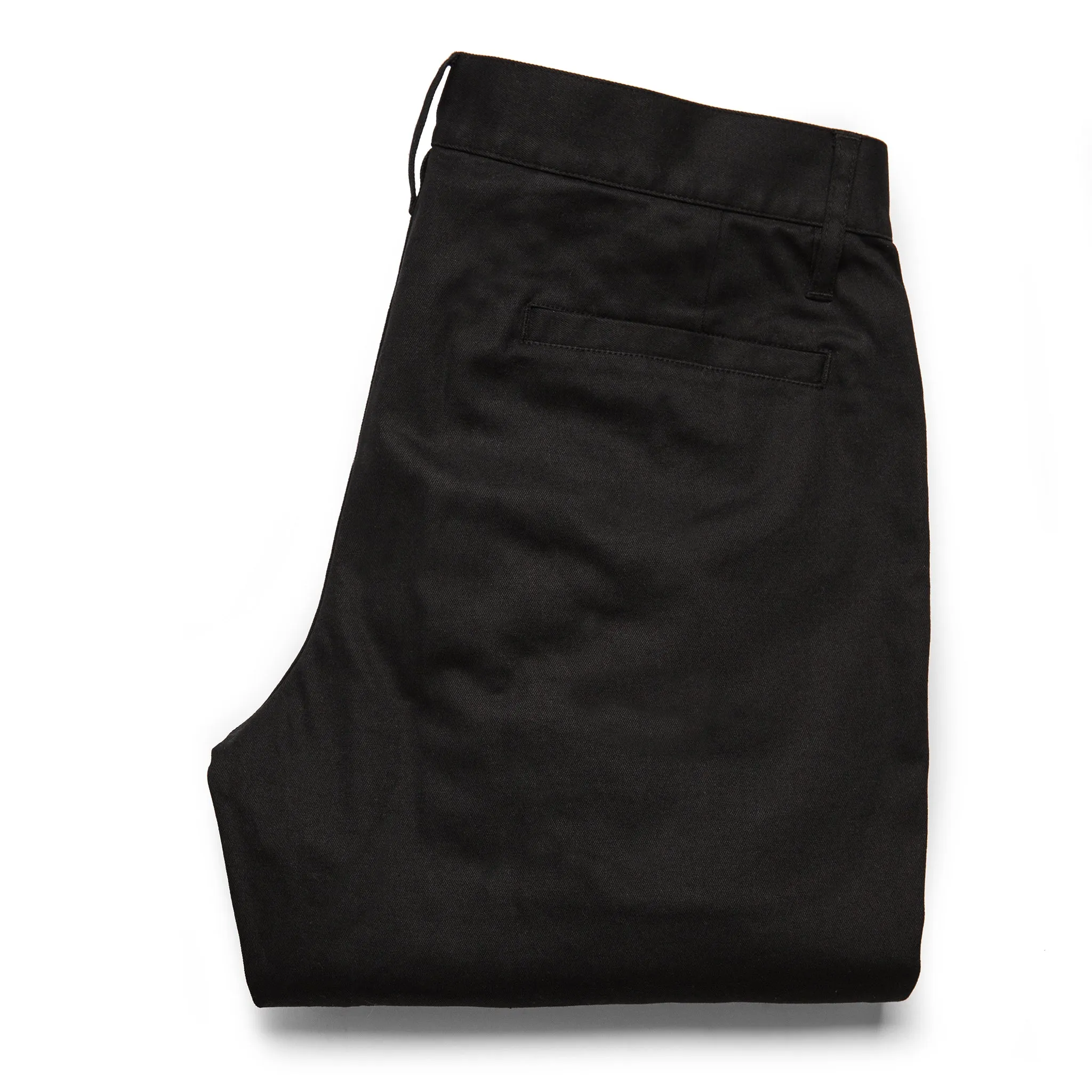 The Slim Chino in Organic Coal