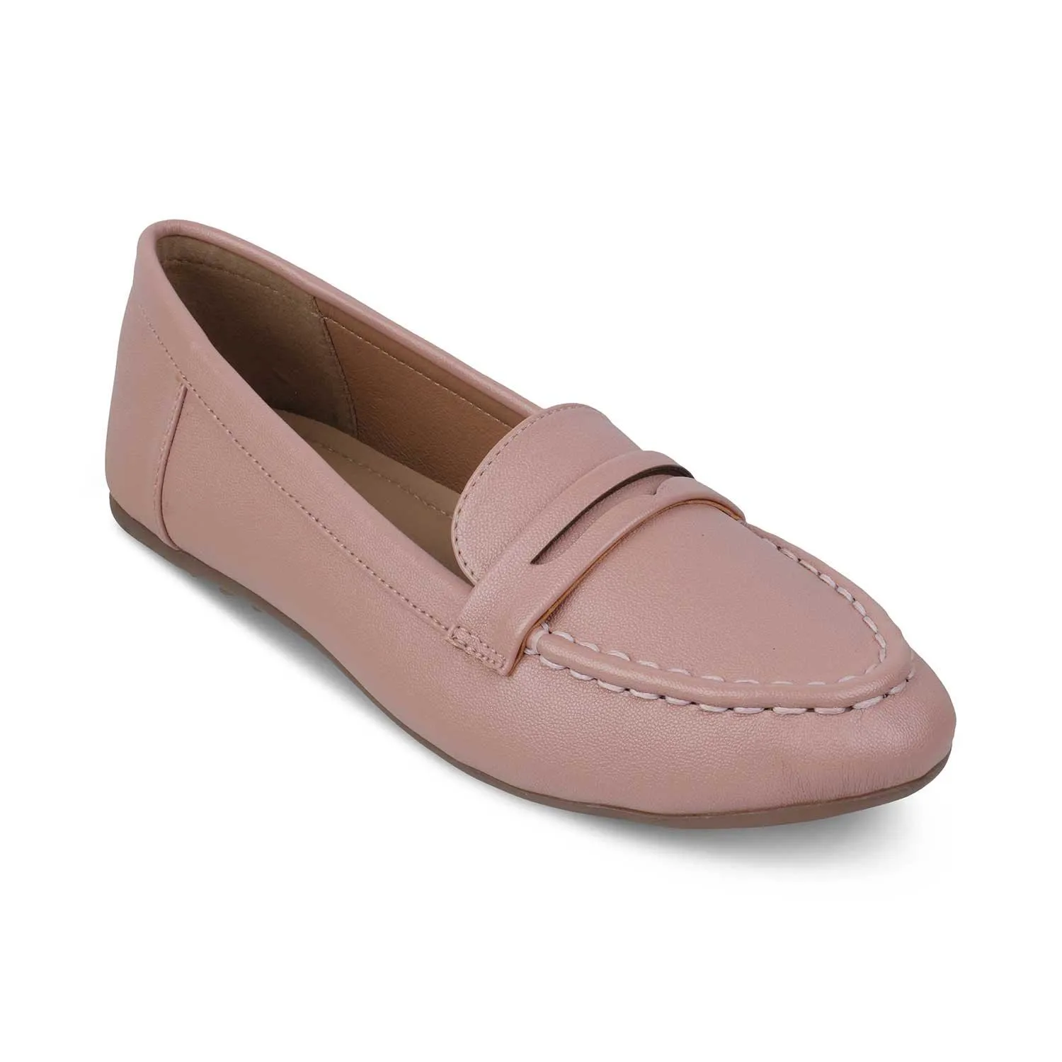 The Snap Pink Women's Casual Loafers Tresmode