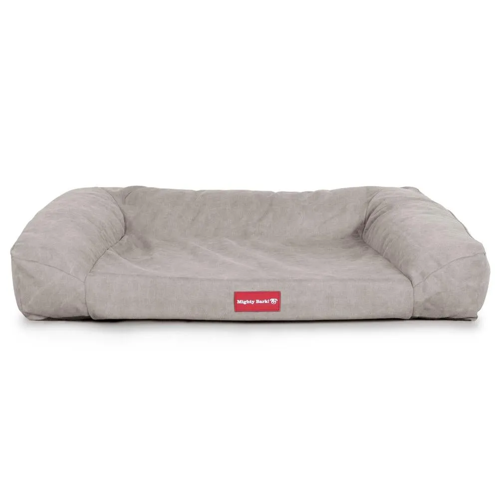 The Sofa Orthopedic Memory Foam Sofa Dog Bed - Canvas Pewter