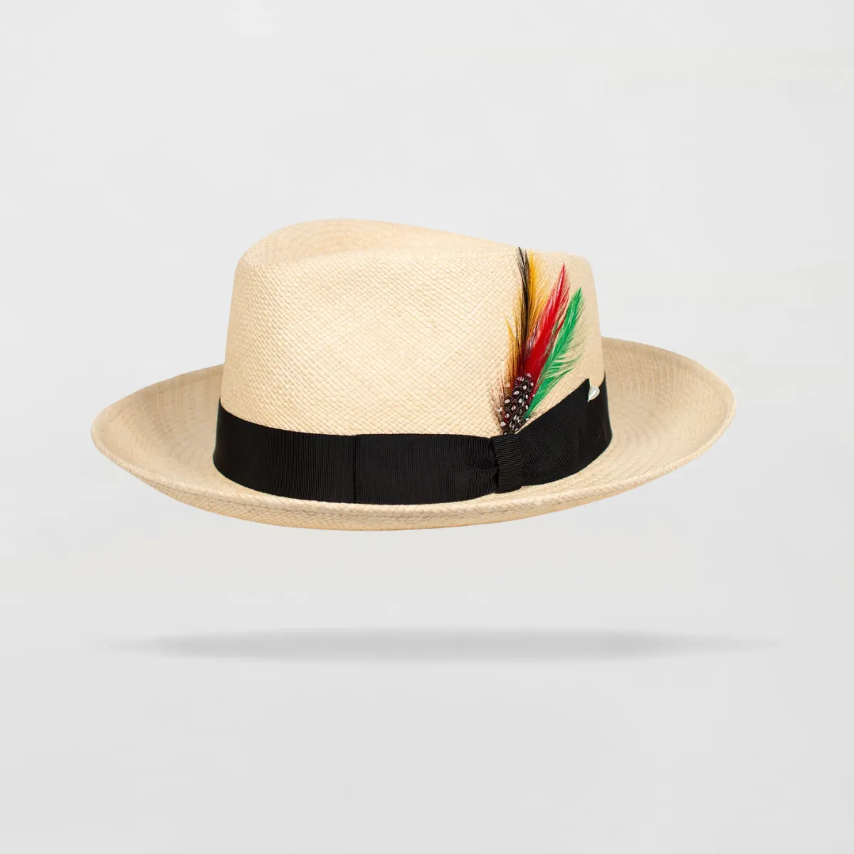 The Sophisticate Panama Straw Hat in Black