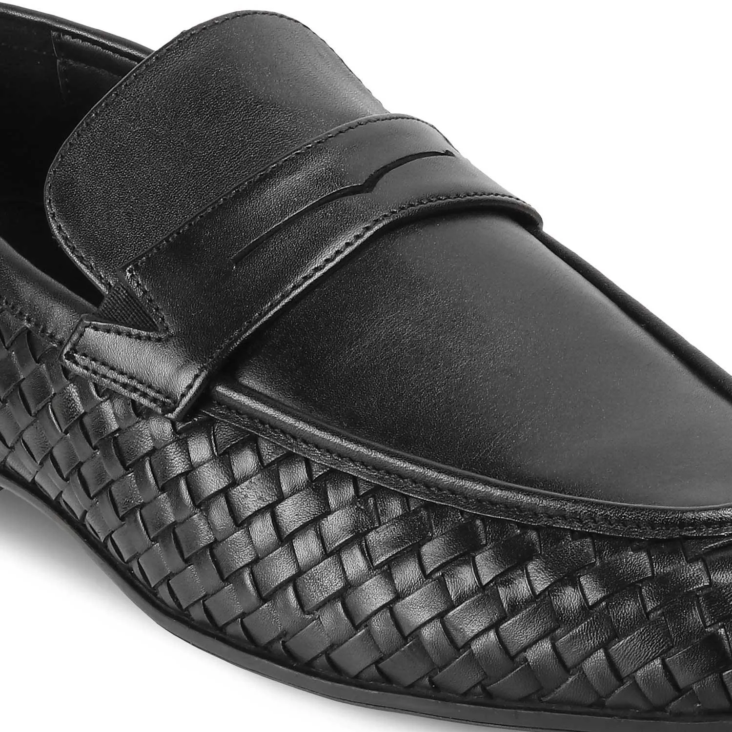 The Sydney Black Men's Leather Loafers