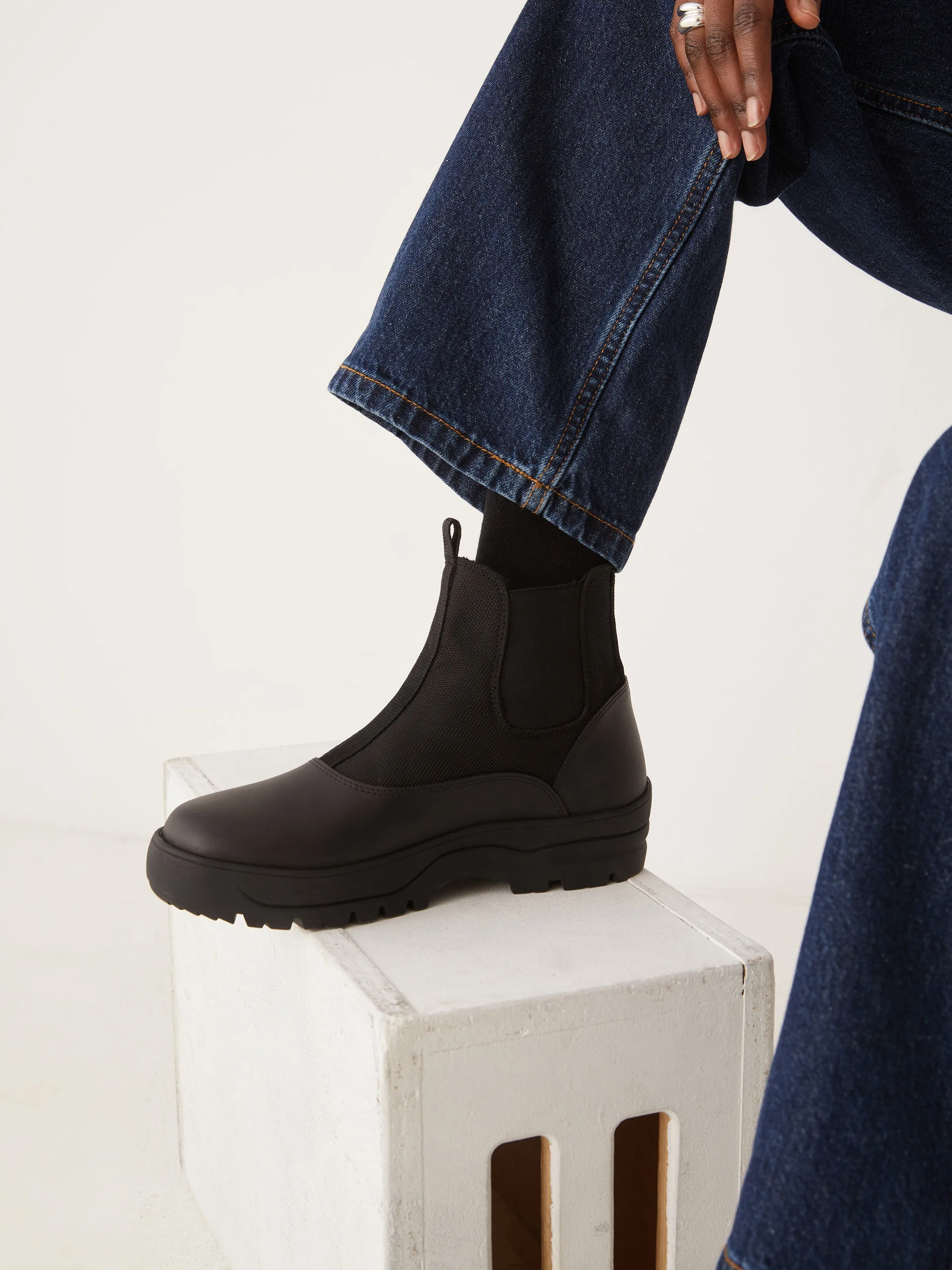 The Thesus x Frank And Oak Anyday Rainboot in Black