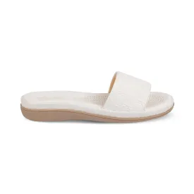 The Vienna White Women's Casual Flats Tresmode